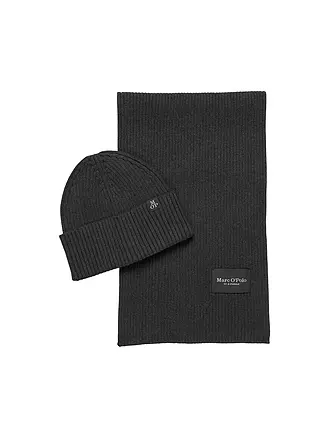 MARC O'POLO | Ensemble 2 pièces bonnet et écharpe | grau